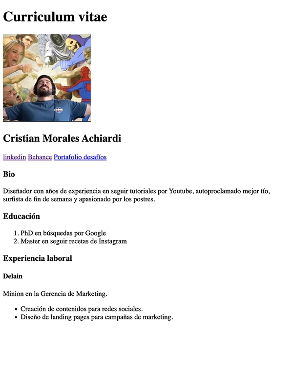 Primer CV